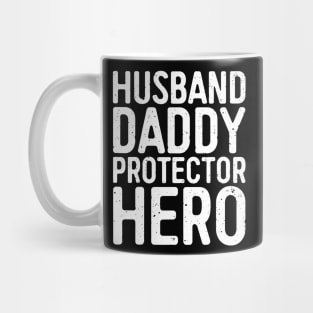 Husband Daddy Protector Hero Mug